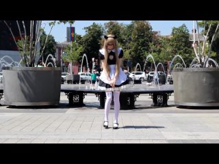 KAWAII DANCE 💖 Caramelldansen Dance Cover _ Cosplay video _ Cute Anime dance IN REAL LIFE