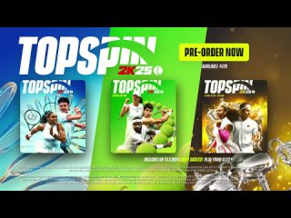 Анонсовый трейлер игры TopSpin 2K25!