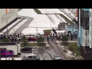 В Москве эвакуировали школу после звонка о заложенной бомбе    На Комендантском проспекте Москвы эвакуировали учеников... (видео)