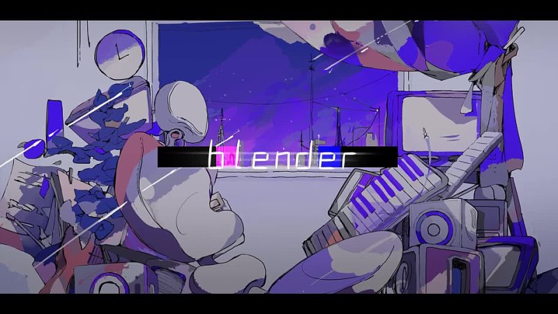 blender 初音ミクMEIKO