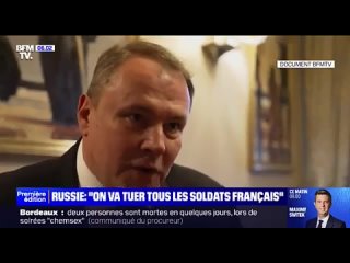 Боярин Петр Толстой аристократично обещает -- “Мы убьем всех французских солдат, которые придут на украинскую землю“ :