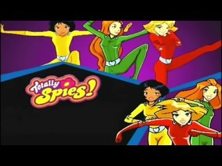 Промо-анонс “Тоталли Спайс“ (Totally Spies) на канале “Jetix“ на английском