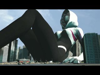 SFM Giantess spidergwen by anothercrazysfmstuff