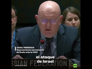 Rusia critica el “desfile de hipocresía” en la ONU por ataque de Irán a Israel