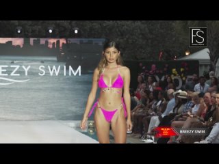 BREEZY SWIM s23 Miami Swim Week Swimwear bikini fashion show 4K Model Veronika Rajek Clarissa Bowers