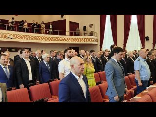 Тридцать вторая (апрельская) сессия Народного Собрания Республики Дагестан седьмого созыва под председательством Заура Аскендеро