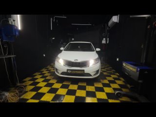 Установка «линз» в фары KIA RIO