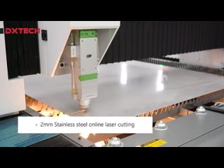 Высокоскоростная машина лазерной резки волокна онлайн режет 2 мм нержавеющей стали