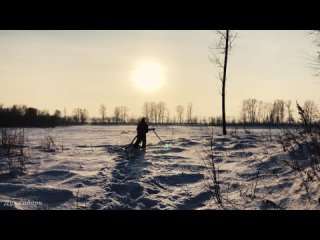 Стоянка на реке в зимней сибирской тайге