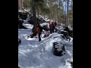 ️В горах Кабардино-Балкарии  туристке из Ростовской области понадобилась помощь спасателей МЧС России