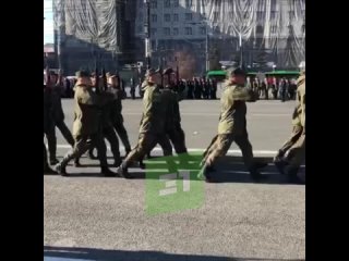 Первая репетиция Парада Победы в Челябинске