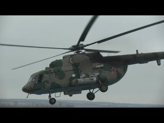 Экипаж ударно-штурмового вертолета Ка-52 уничтожил опорные пункты и живую силу ВСУ