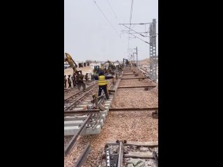 Установка готового железнодорожного пункта в Китае оказывается гораздо более быстрым процессом.