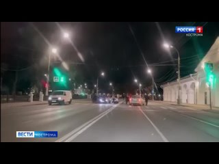 Полиция оперативно разобралась в дорожном инциденте в центре Костромы