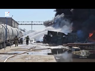 Прокуратура начала проверку по факту крупного пожара в северной промзоне Омска