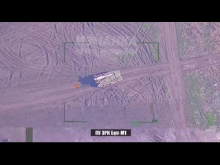 Российские военные в Херсонской области уничтожили пусковую установку ЗРК «Бук-М1», транспортно-заряжающую машину и автомобили о