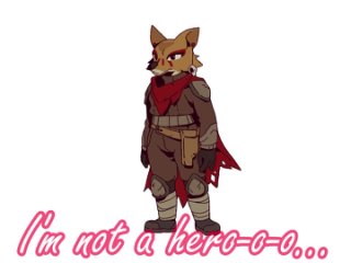 I am not a hero | Laika Aged Through Blood meme