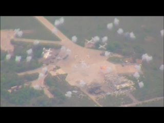 Кассетный удар по аэродрому ВСУ разнёс самолёты и ЗРК С-300
