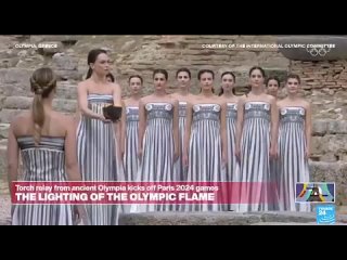 Олимпийский огонь летних Игр-2024 в Париже зажгли в Греции