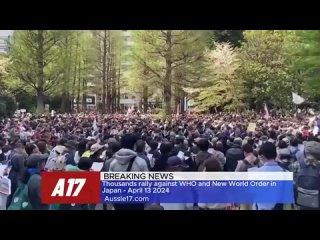 LE PEUPLE JAPONAIS SE RÉVOLTE ET REJETTE L’ADHÉSION DU JAPON À L’ACCORD MONDIAL DE L’OMS sur les pandémies