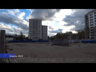 ЖК Заречье. ГК АГРОСПЕЦТЕХ. Парковка закрыта забором || ул. Сафронова, Заводская, Ленински р-он || Апрель 2024