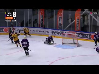 Максим Афиногенов забил свой первый гол в Хоккейной Медиалиге