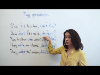 Tag Questions, или разделительные вопросы в английском предложении