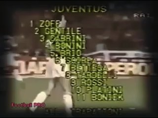 Ecc 1982-83. Semi-Finals. Juventus - Widzew Łódź. Full Match.