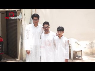 NEW Амир Кхан с сыновьями | Aamir Khan with Son Junaid Khan and Azad Rao Khan 2024 | индийское кино | болливуд