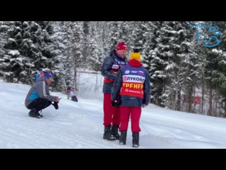 Елена Валерьевна Вяльбе  На лыжи!