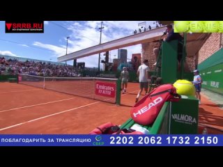 Смотреть онлайн трансляцию Теннис.  Карен Хачанов -  Франсиско Черундоло. ATP1000  Монте-Карло. 10 апреля 2024.