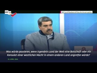 MADURO: WAS WRDEN DIE USA TUN, WENN EIN LAND IHRE BOTSCHAFT ANGREIFT