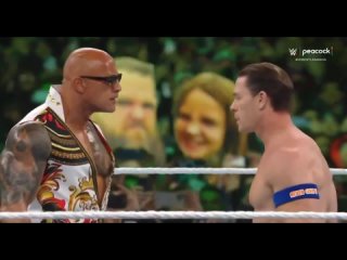 WWE (WrestleMania 40) с Дуэйн Джонсон, Джон Сина и Гробовщик