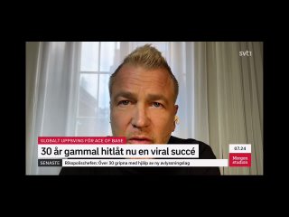 Интервью с Ulf Ekberg (Ace of Base) на шведском телевидение “SVT“, 26 февраля 2024 года.