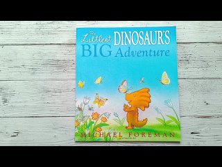 Обзор книги The Littlest Dinosaur's Big Adventure. Ссылка на наш магазин в шапке профиля..mp4