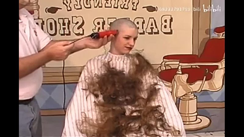 Girl Hair - Laura Getting Her Blunt Bob Shaved Off
