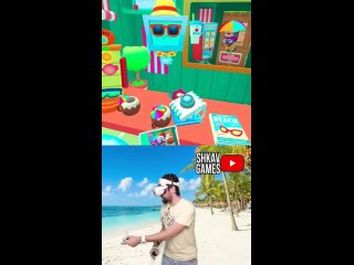 Пьяный батя на турецком пляже. Vacation simulator VR. Видео на канале!.mp4