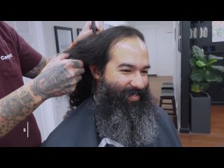 Beardbrand - 13 Years of Long Hair ｜ His First Haircut Since College ｜ AMAZING TRANSFORMATION