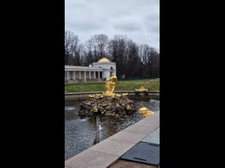 Технические пуски фонтанов в Нижнем парке Петергофа уже начались!  С 20 по 26 апреля фонтаны можно увидеть бесплатно