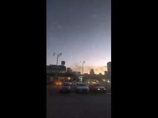 Радостный момент прилёта БПЛА-камикадзе Герань-2 в Киеве ()