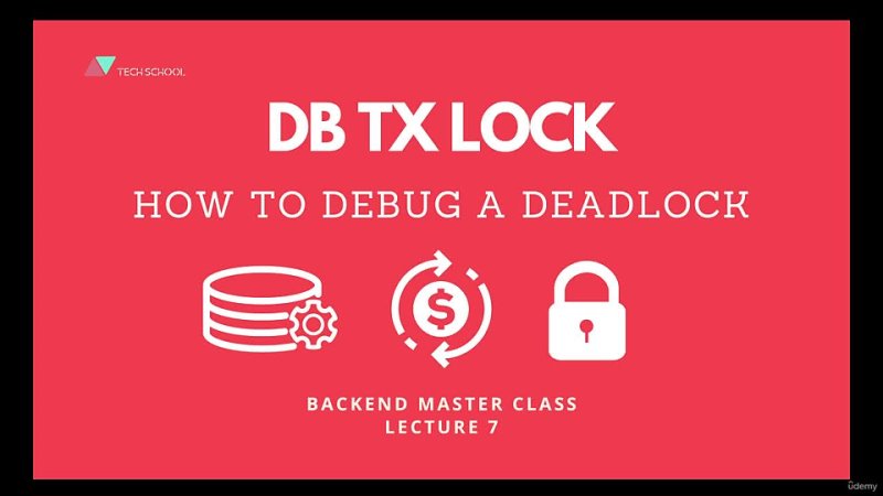 011 DB transaction lock How to handle deadlock in