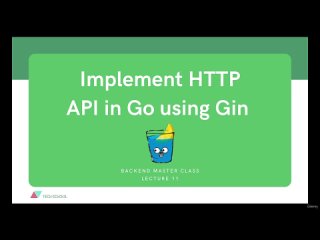 001 Implement RESTful HTTP API in Go using Gin