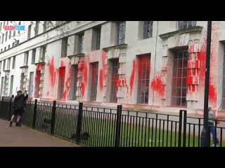🇬🇧 Пропалестинские активисты добрались до здания Минобороны Великобритании
