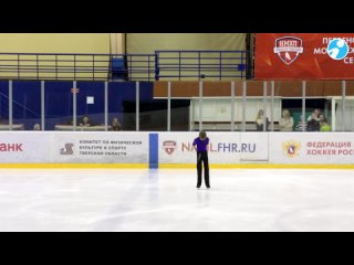 Короткая программа Федора Маркелова на финале Кубке Верхневолжья 2024