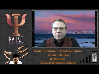 Техники работы со стыдом, виной. обидой. Смыслов Дмитрий Анатольевич