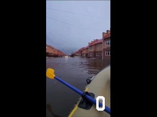 Затопленный поселок Маленькая Шотландия в Химках