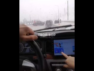 ДТП перед Борским мостом