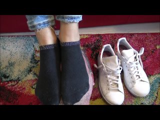Goddess Gabriella Sneakers socks and foot worship