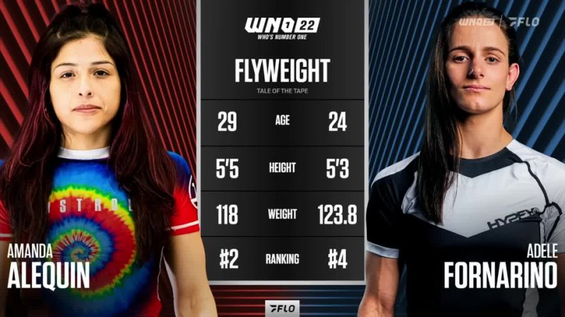 Adele Fornarino vs Amanda Tubby Alequin - Flyweight - WNO 22