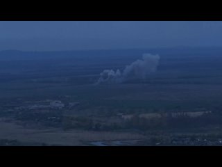 Deployment of the TOS-1A Solntsepek heavy flamethrower system at the positions of the Ukrainian Armed Forces in the Khasov Yar